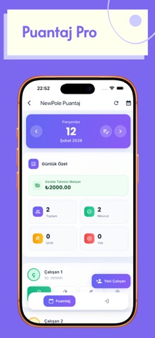 Puantaj Pro Screenshot 1 of 6