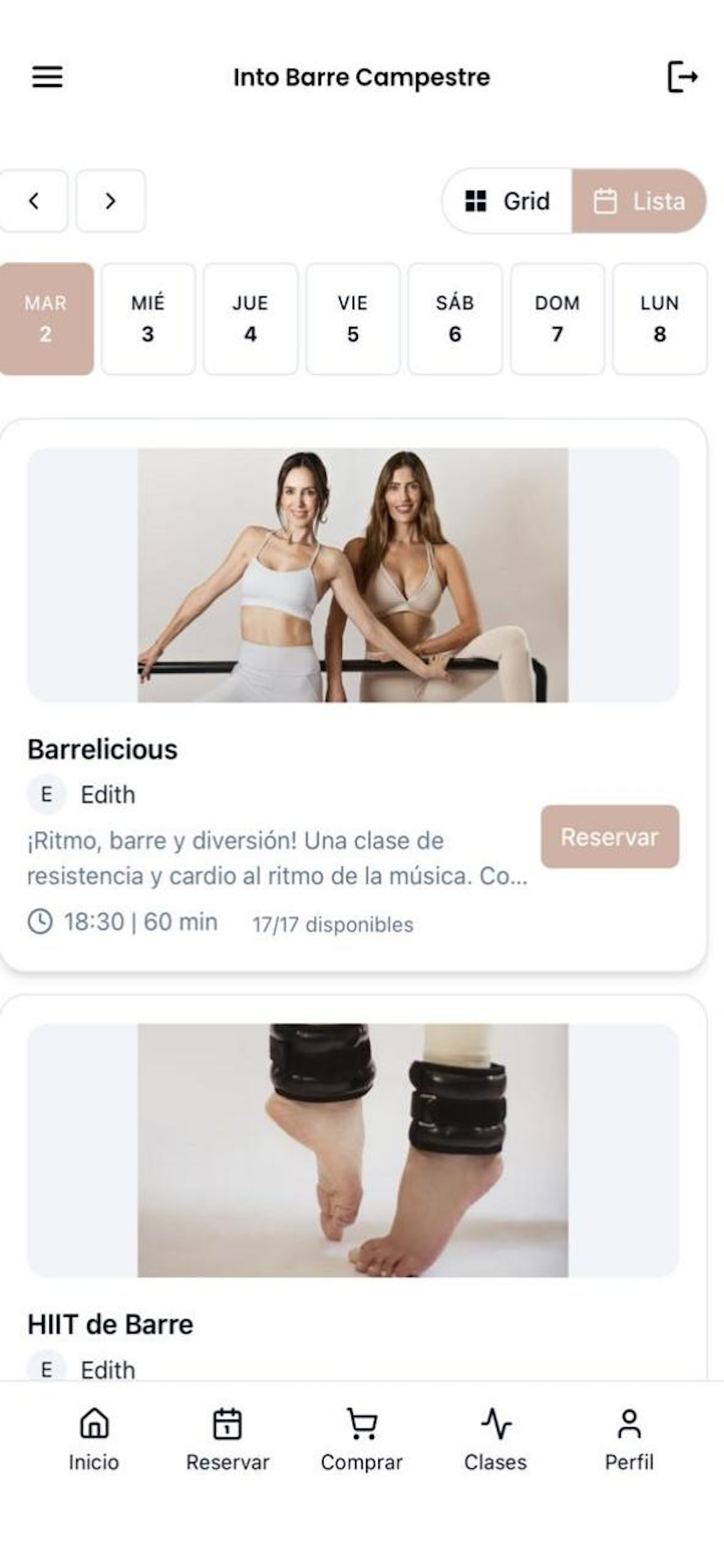 Into Barre - Wellness Studio