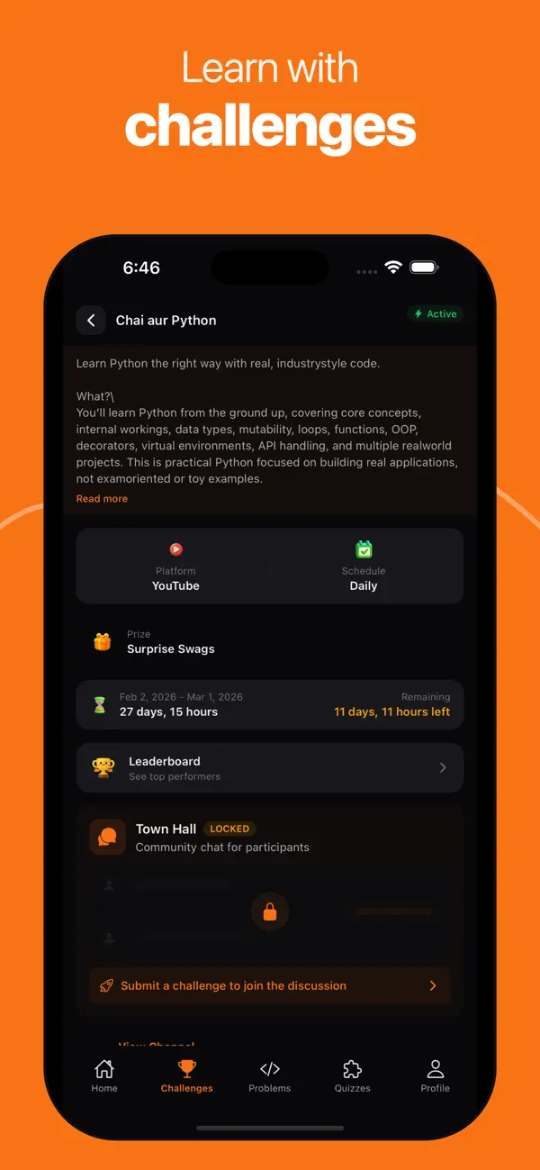#2. MasterJi: Learn & Code (iOS) Ved: Hitesh Choudhary