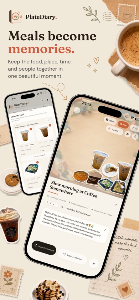 PlateDiary: Food Photo Journal screenshot 2
