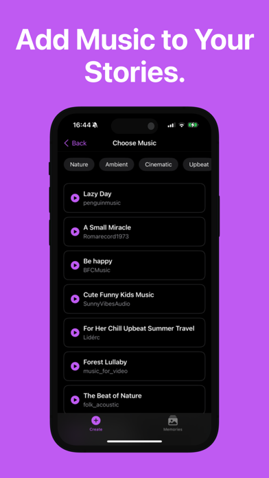 SnapTales - Photo Video Maker iPhone screenshot 4 - Photo & Video app