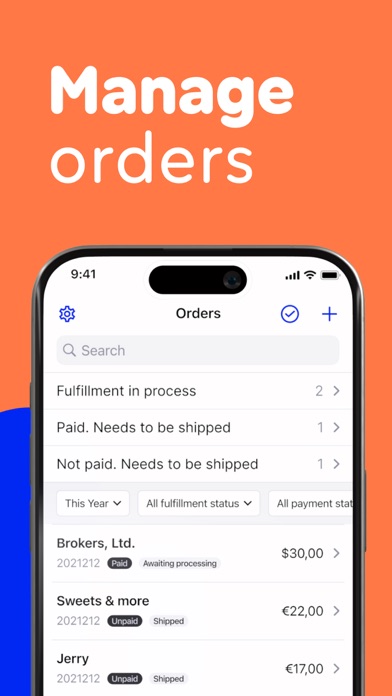 Billdu: Store,Inventory,Orders Screenshot