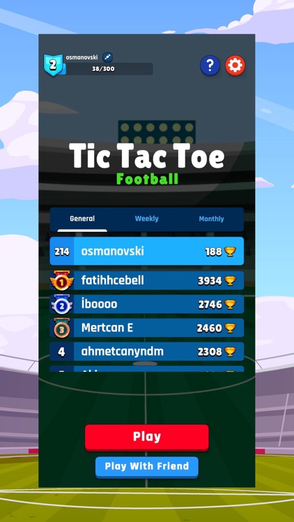 Tic Tac Toe - Football