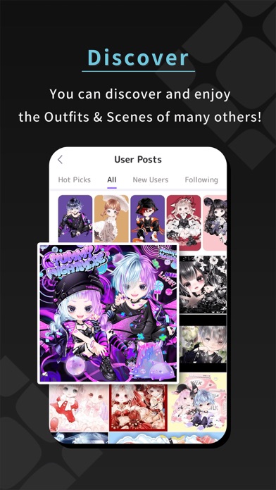 Purenista M: Dress-up & Chat Screenshot