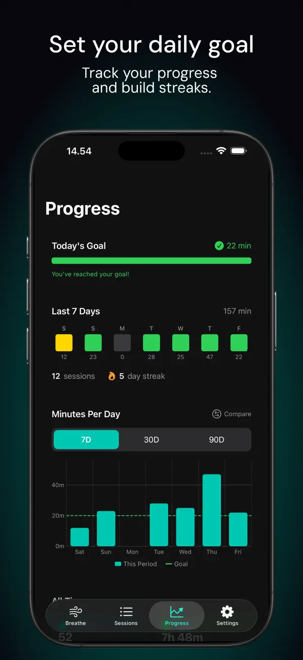#4. Pust Focus - Breathing (iOS) Podle: Michael Justesen