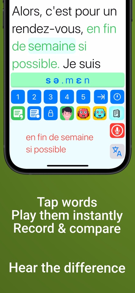 speaKopy: French Pronunciation screenshot 2