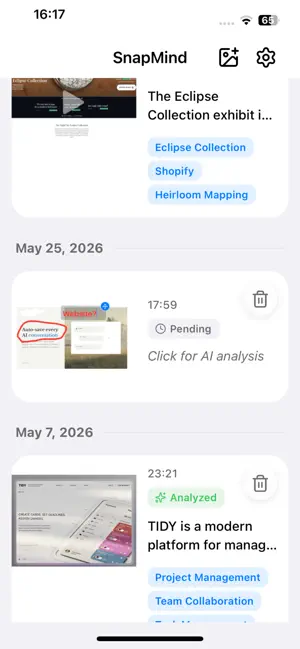 SnapMind - Screenshot AI screenshot 1