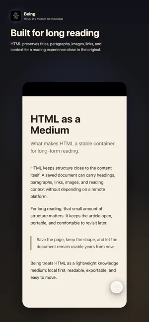 Being - HTML as Medium screenshot 3