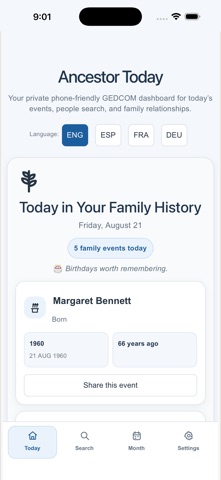 Ancestor Today screenshot