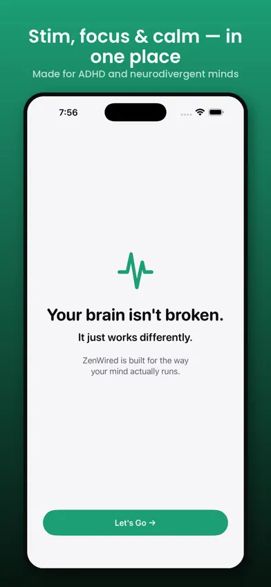 ZenWired: Focus,Fidget,Calm screenshot 1