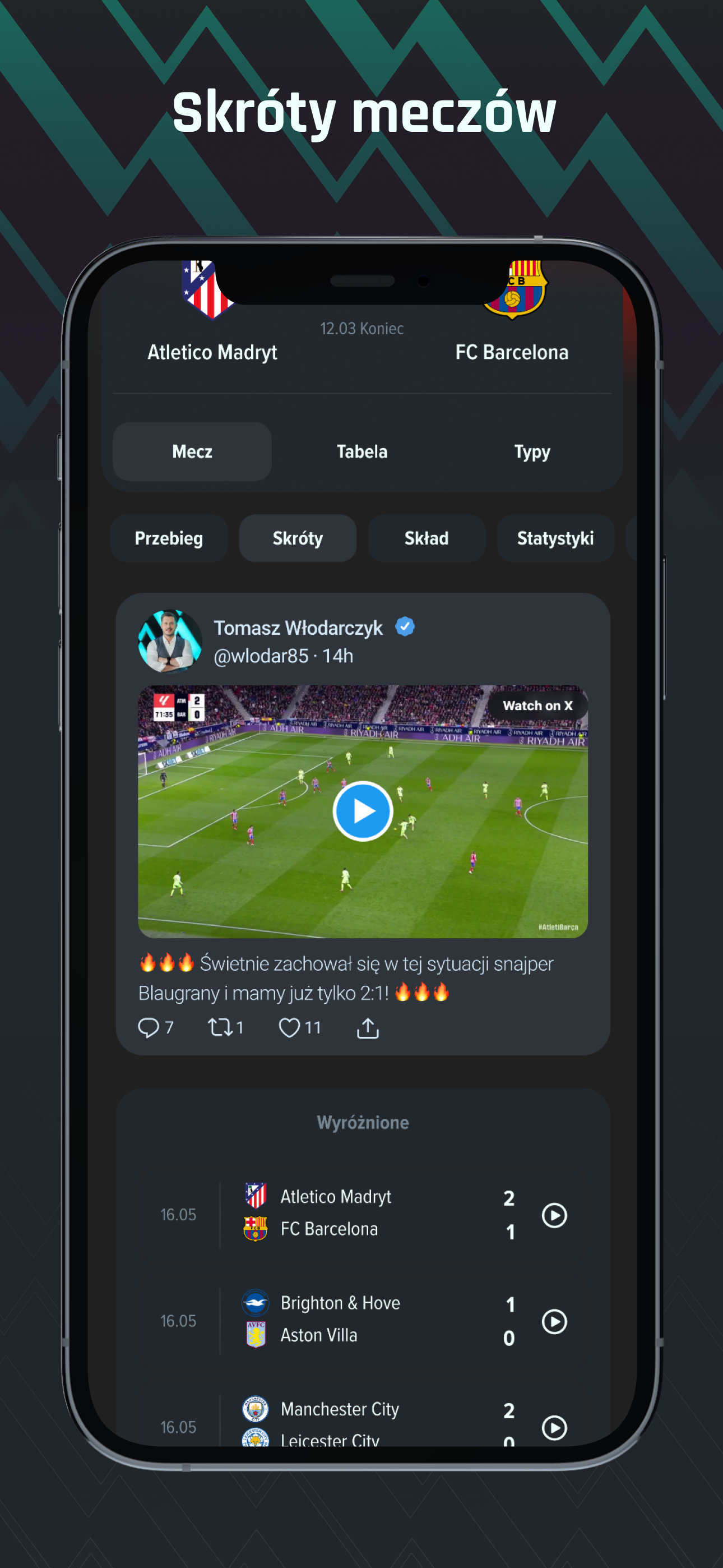 Meczyki: Wyniki na żywo, newsy screenshot 4
