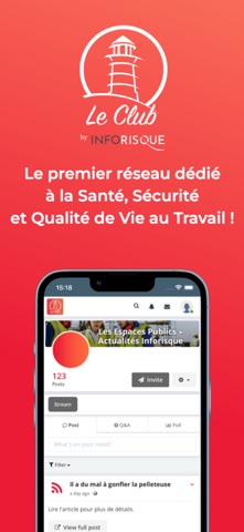 Inforisque iPhone screenshot