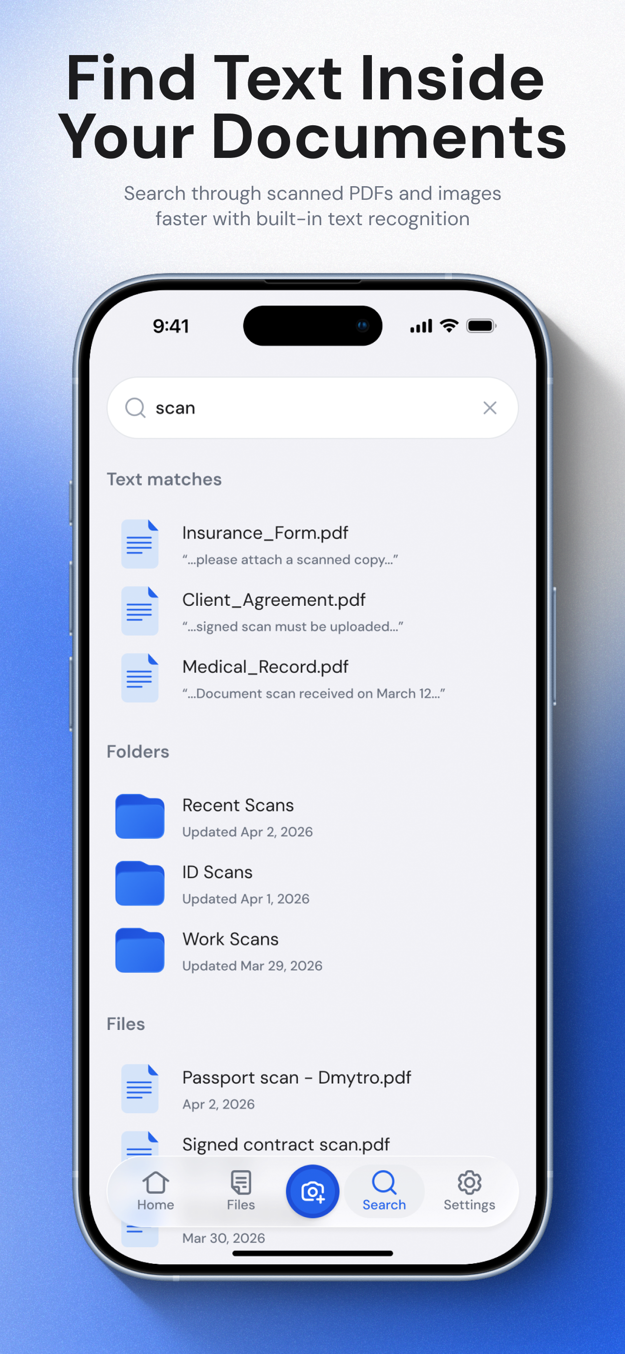 Cam Scanner Pro: PDF & OCR