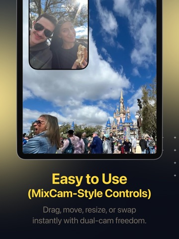 DuoShot: Split Screen Cam iPad screenshot
