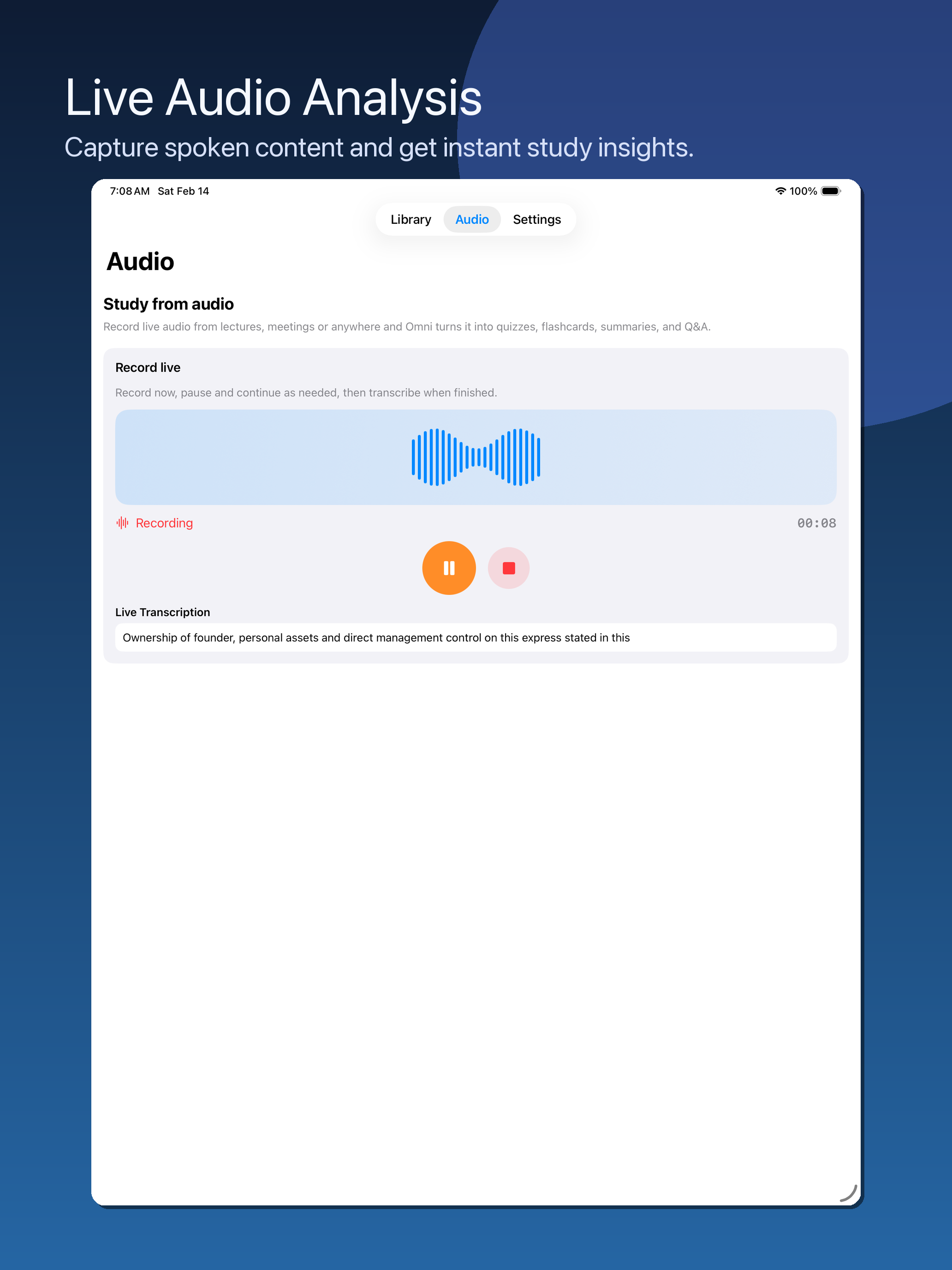 Omni: AI notes, quiz, Q&A screenshot 8