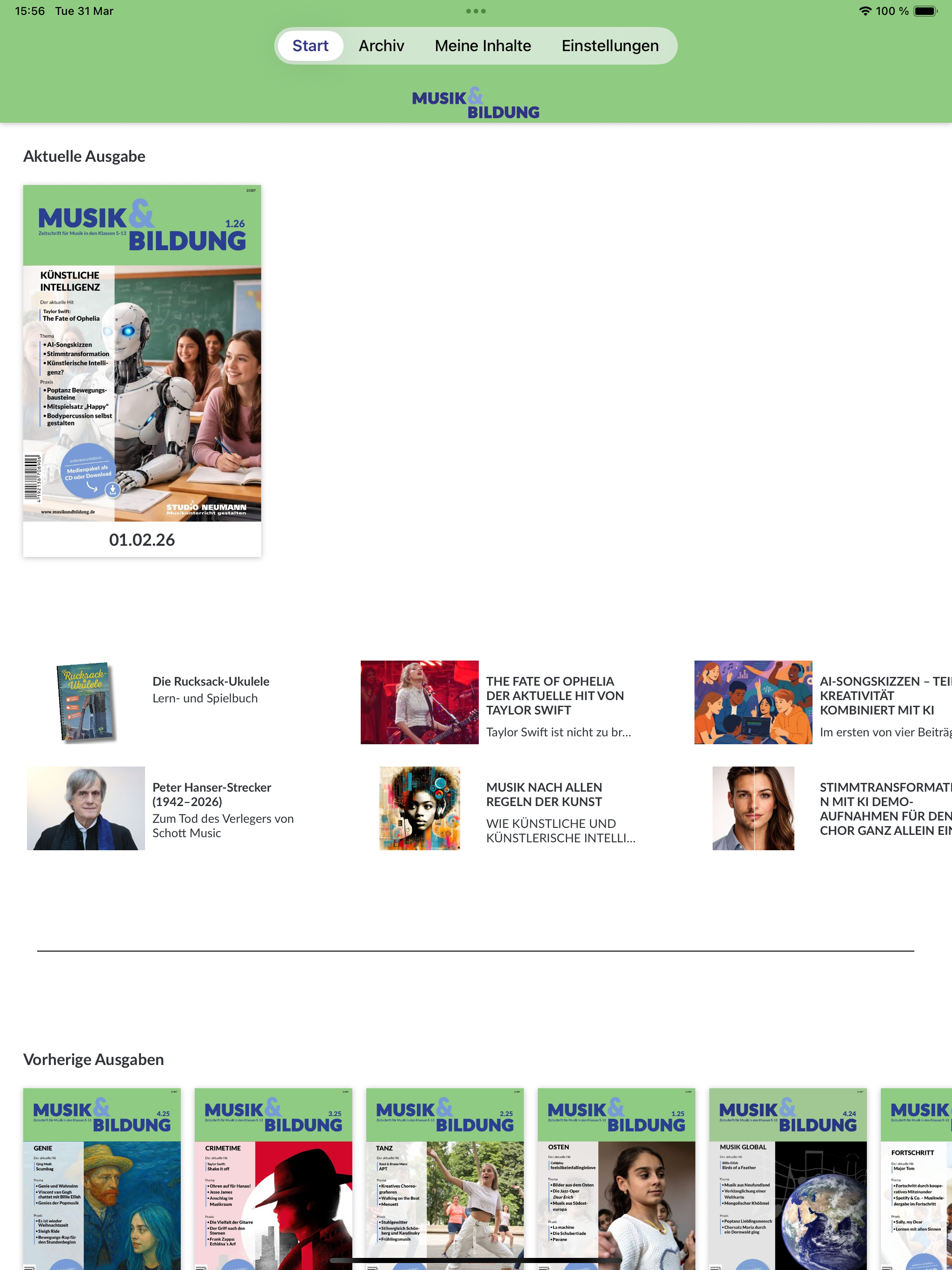 Musik & Bildung e-paper