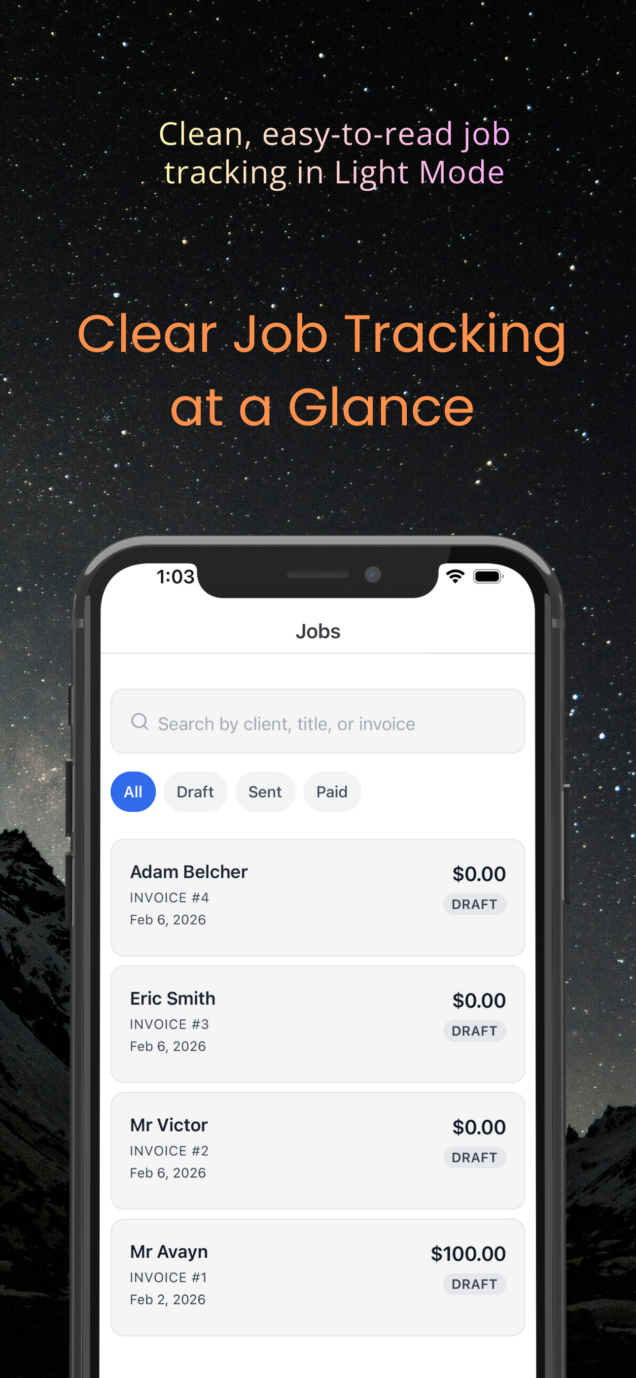 SoloPro Invoice