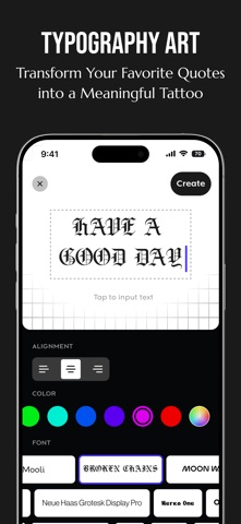 Tattoo AI Generator & Design Screenshot 4 of 5