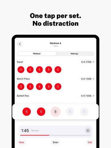 lift. - Workout Journal Screenshot 8