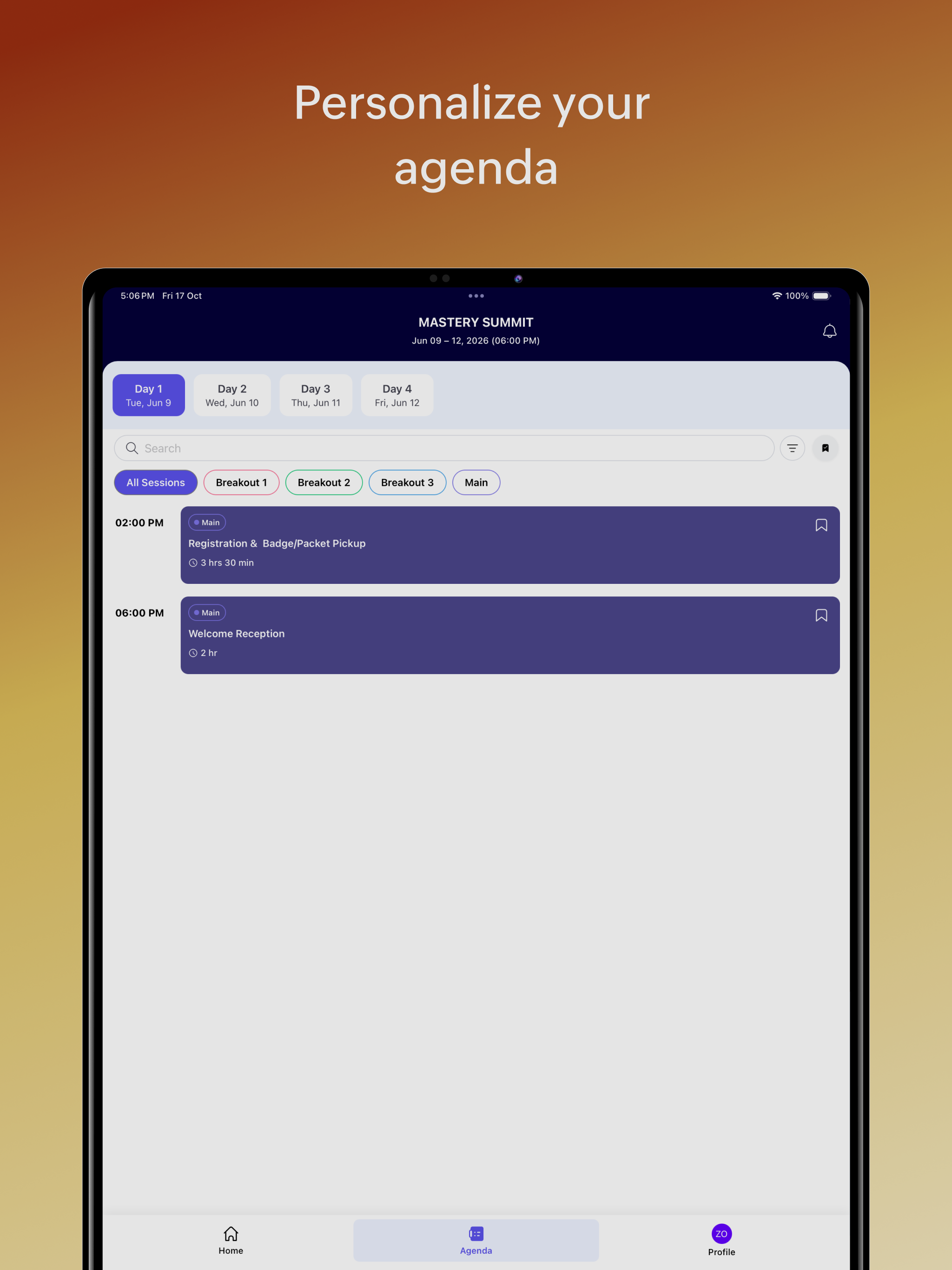 MASTERY SUMMIT screenshot 4