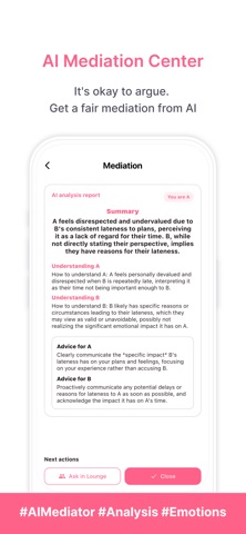 Coufle: Couple AI iPhone screenshot