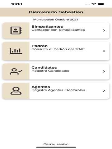 votoAvoto iPad screenshot