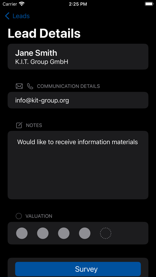 #7. REACT Leads (iOS) Podle: K.I.T. Group GmbH