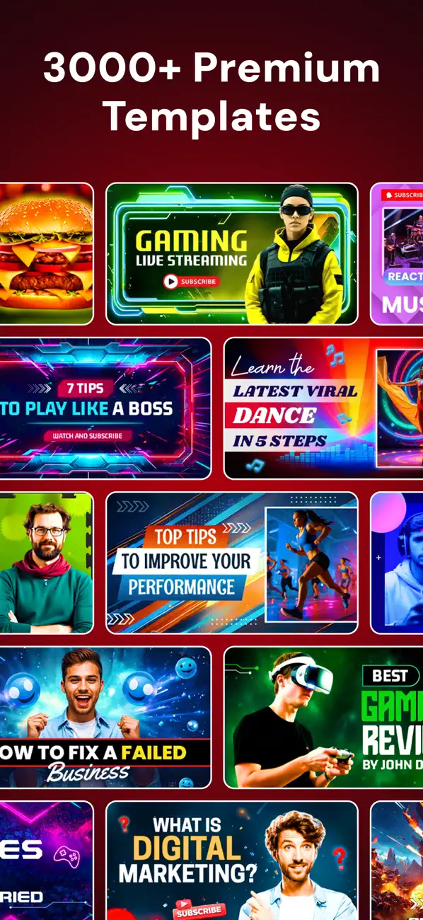 Screenshot #2 pour Thumbnail Maker, Banner Maker