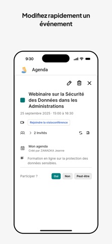 Mon agenda Hexagone Screenshot 4 of 4