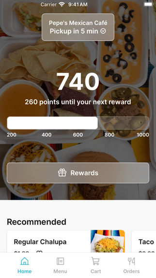 Pepe's To Go app screenshot