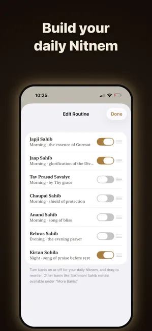 Baani: Nitnem Gurbani iPhone screenshot 6
