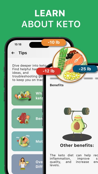 Keto Diet Tracker-Carb Counter iPhone screenshot 7 - Health & Fitness app