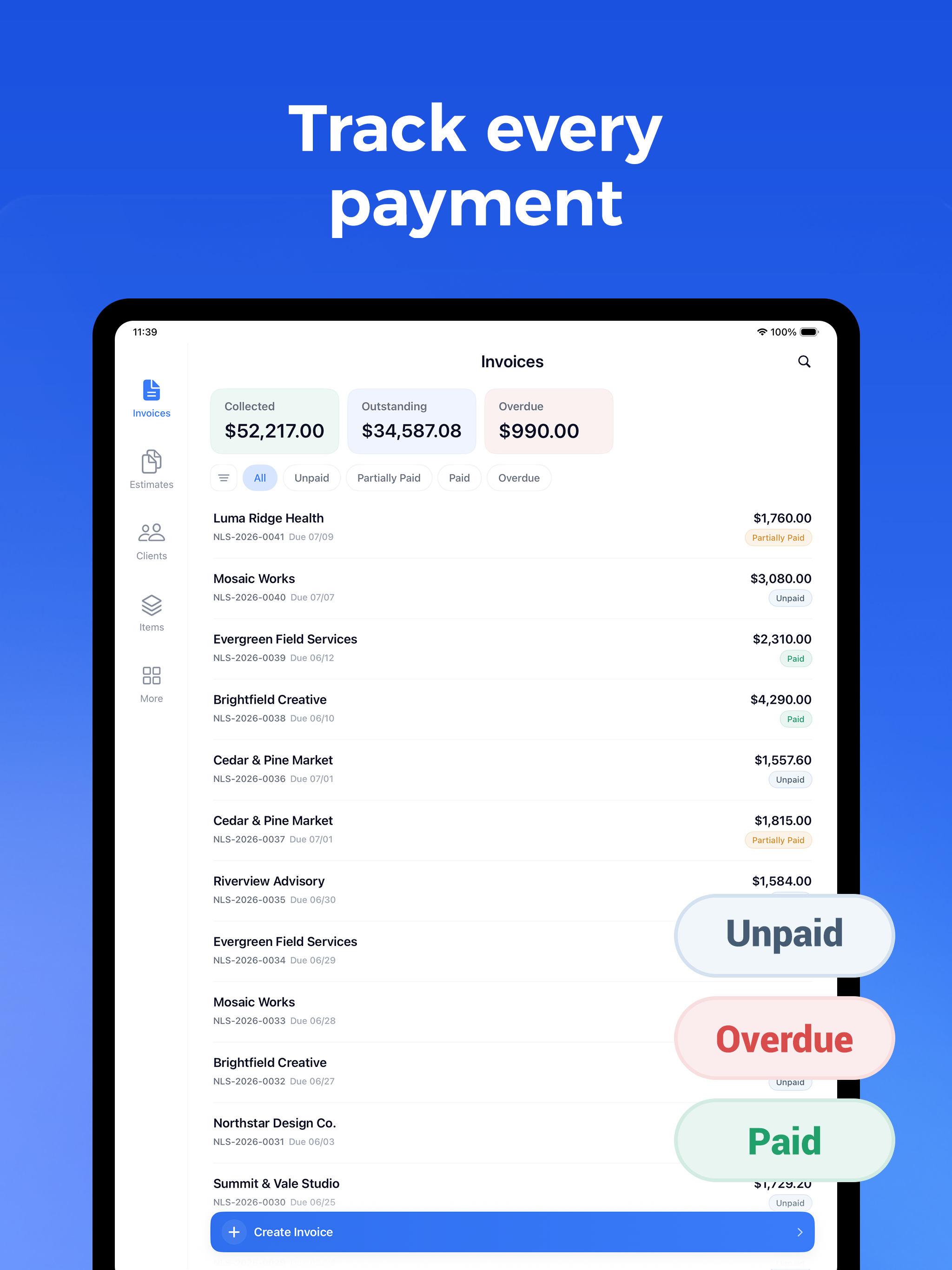 Invoice Maker: InvoiceFolio