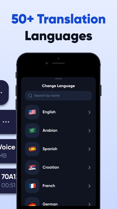 Speech to Text: Transcribe App Screenshot