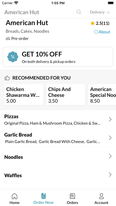 American Hut Screenshot