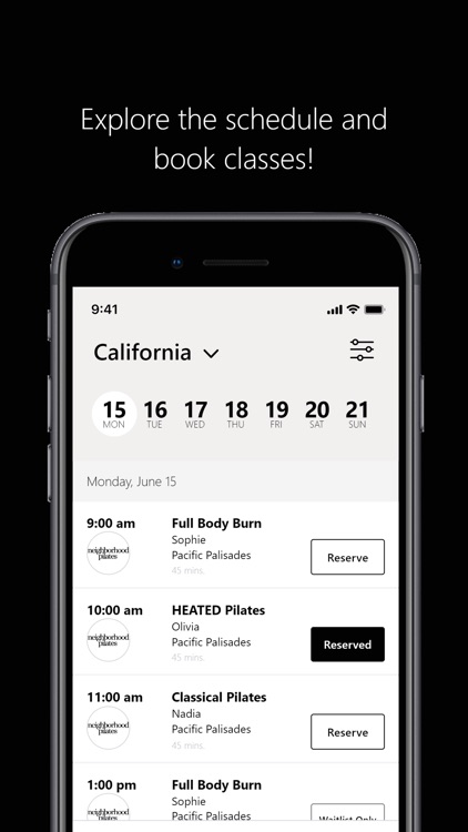 Neighborhood Pilates