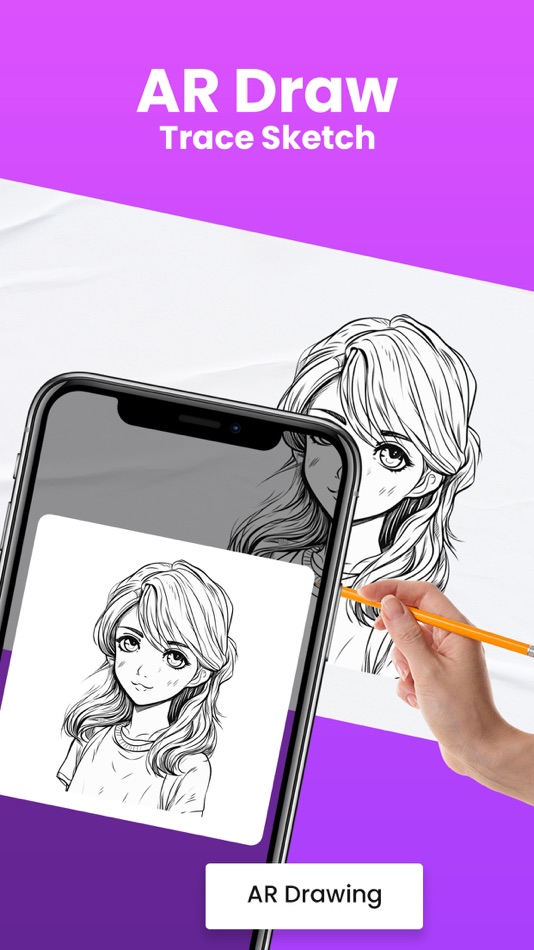 #3. AR Draw Sketch Paint Trace (iOS) By: Dharmesh Dhorajiya