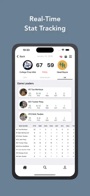 ScoreCast: The Stats App screenshot 1