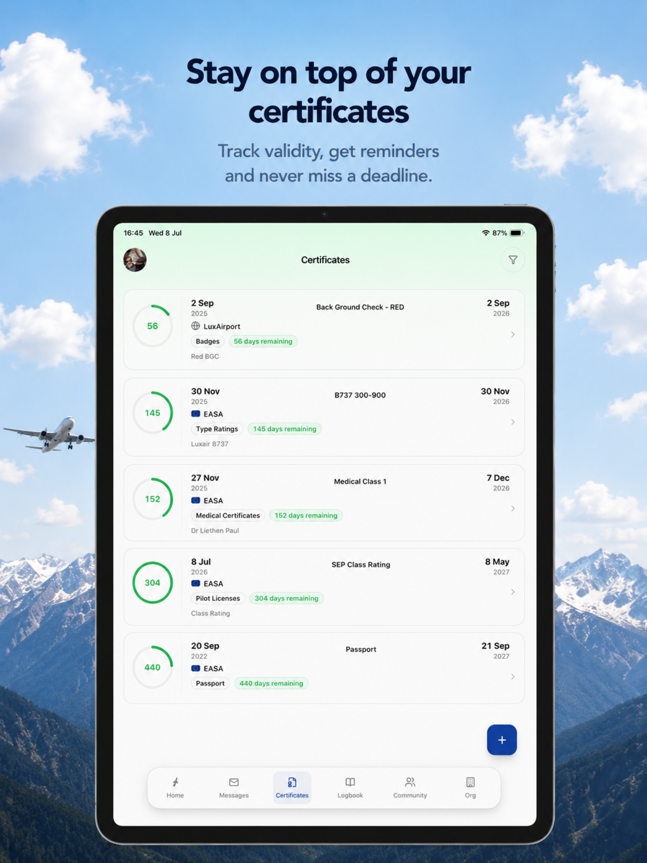 Pilotflows - Pilot Logbook screenshot 13