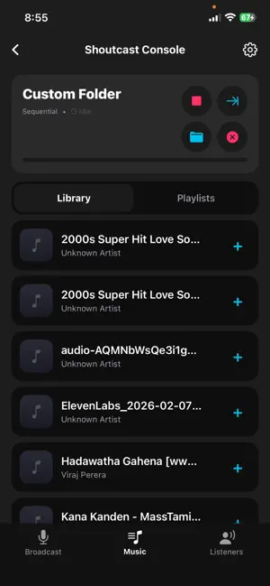 BroadcastSelf: Radio Streamer screenshot 3