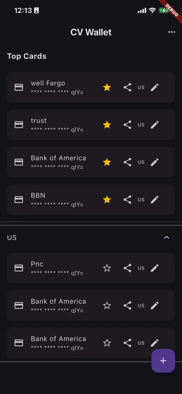 Screenshot #2 pour CV Wallet
