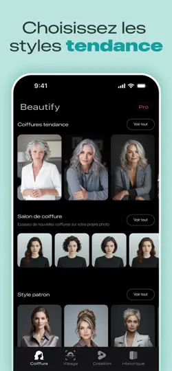 Capture d'écran de Beautify: Coiffure, Maquillage sur iPhone 4