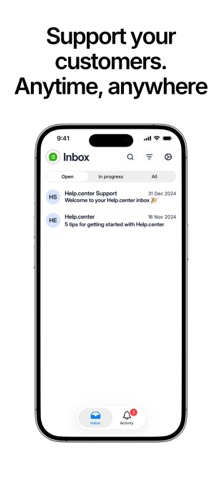 Help.center iPhone screenshot