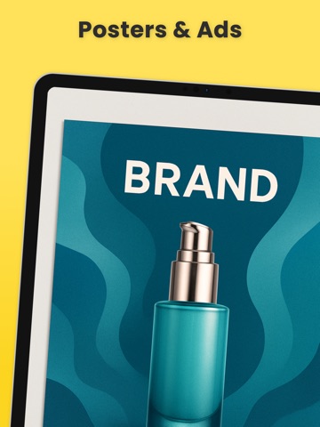 AI Poster Maker & Ad Creator iPad screenshot