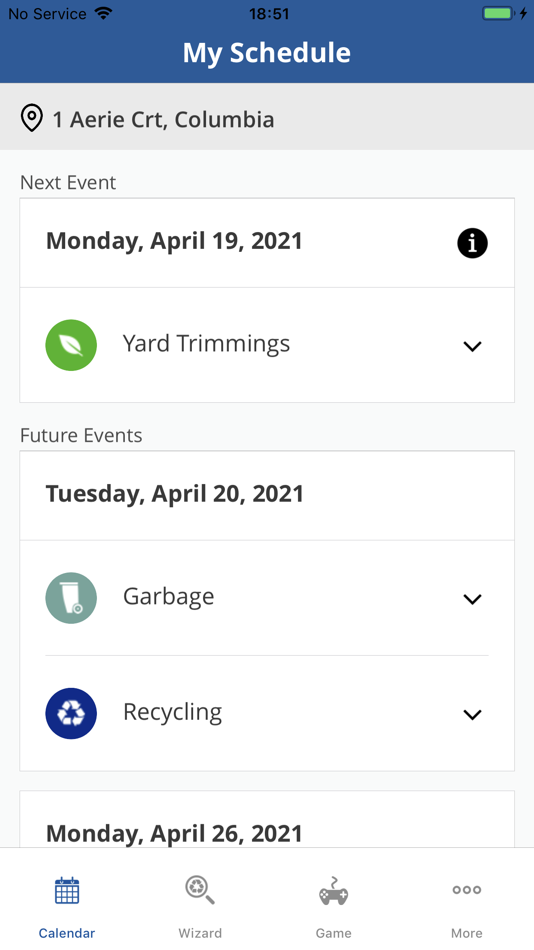#3. Columbia, SC Solid Waste (iOS) 由: City of Columbia