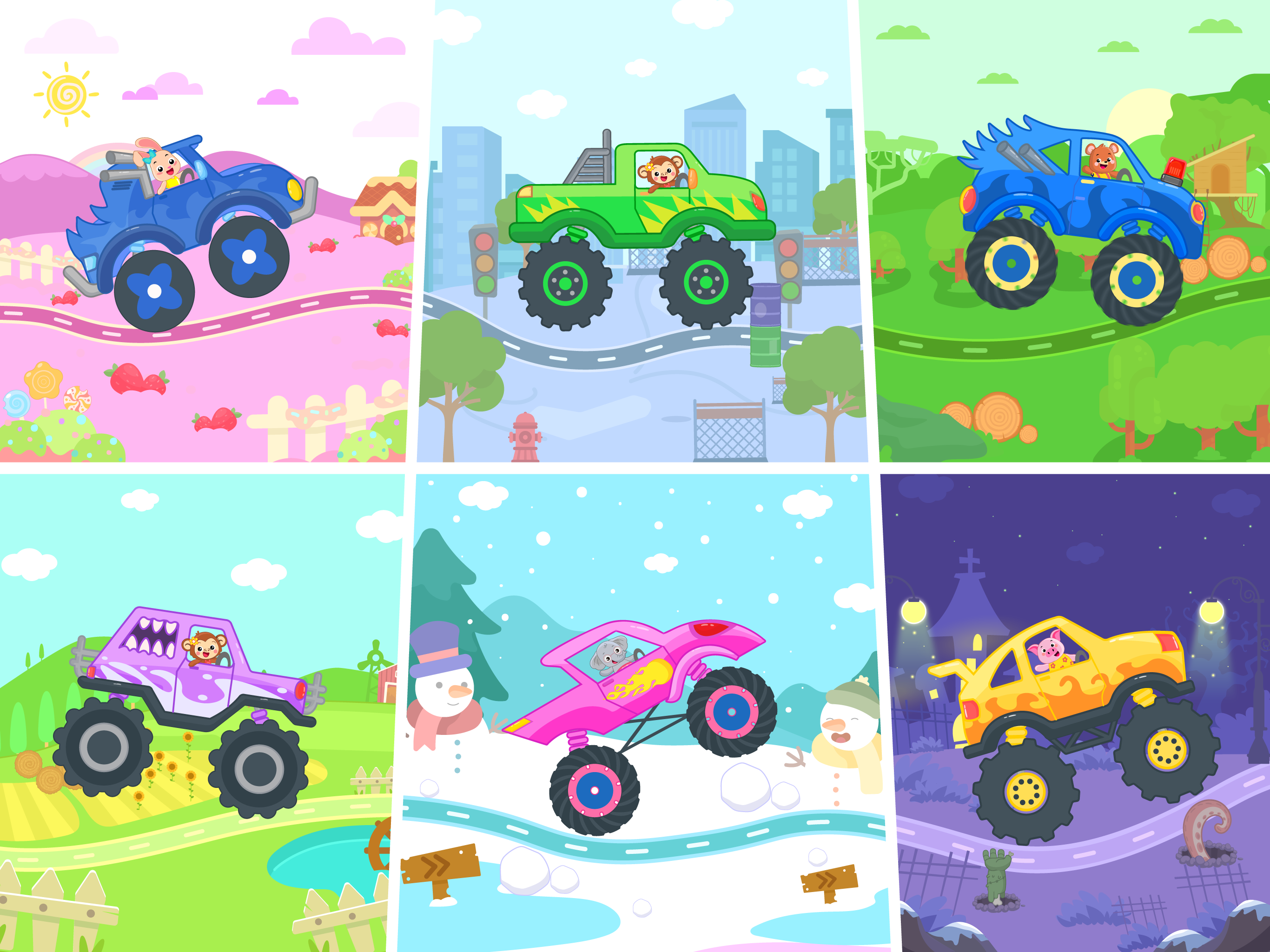 Car Racing Games Monster Truck screenshot 12