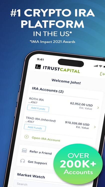 iTrustCapital: Your Crypto IRA