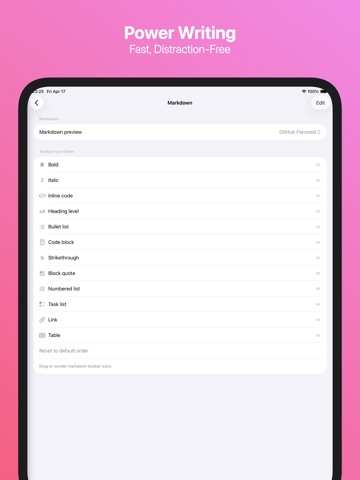 Notetive - Notes and Thinking iPad screenshot