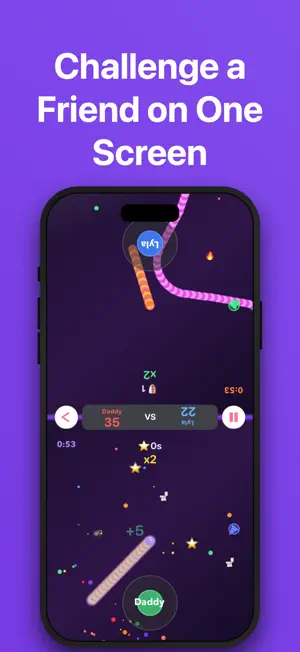 Snake Duel - 2 Player Battle screenshot 2