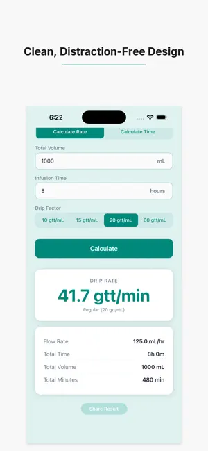 IV Drip Rate Calculator screenshot 4